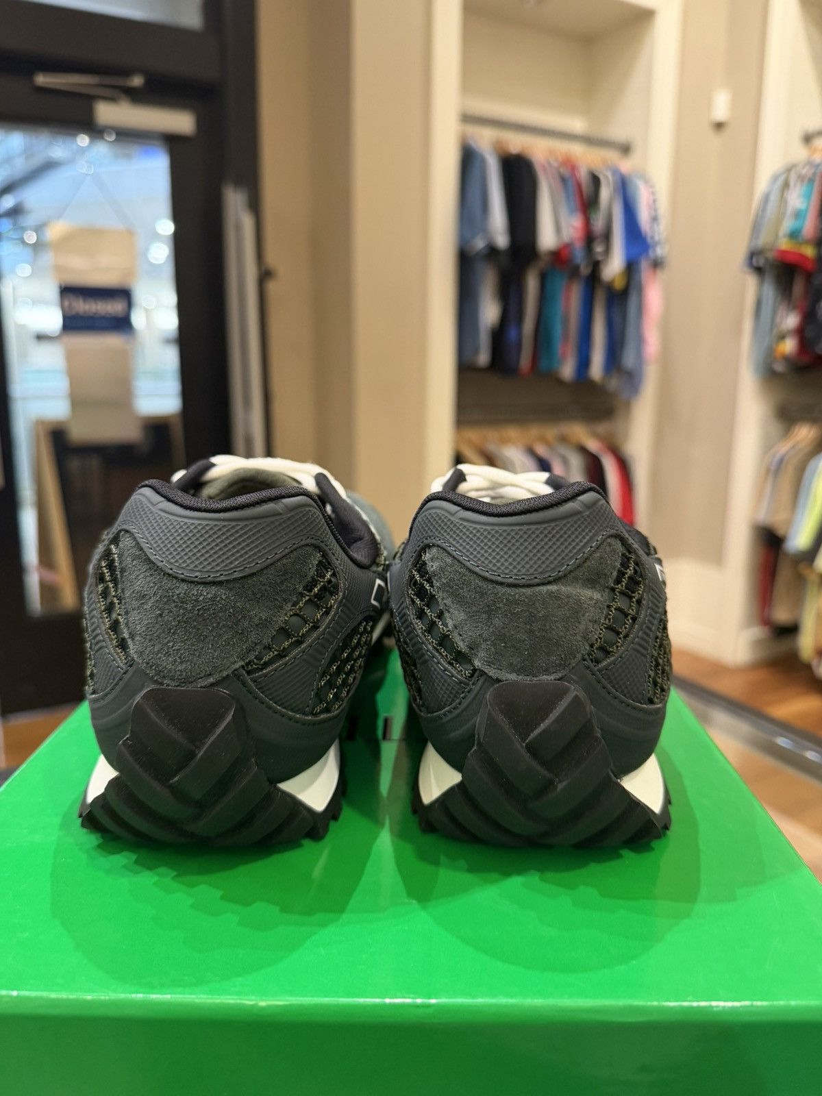Bottega Veneta Bottega Veneta Orbit Sneaker -Suede Dark Green Size US 8 / EU 41 - 6 Thumbnail