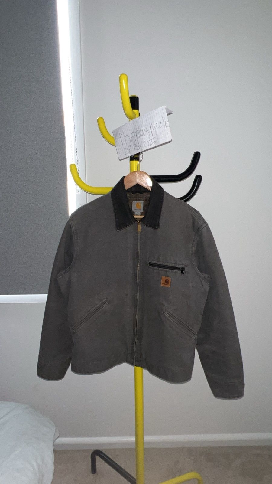 Faded Metal Grey Vintage Carhartt Detroit Jacket J97 MTL
