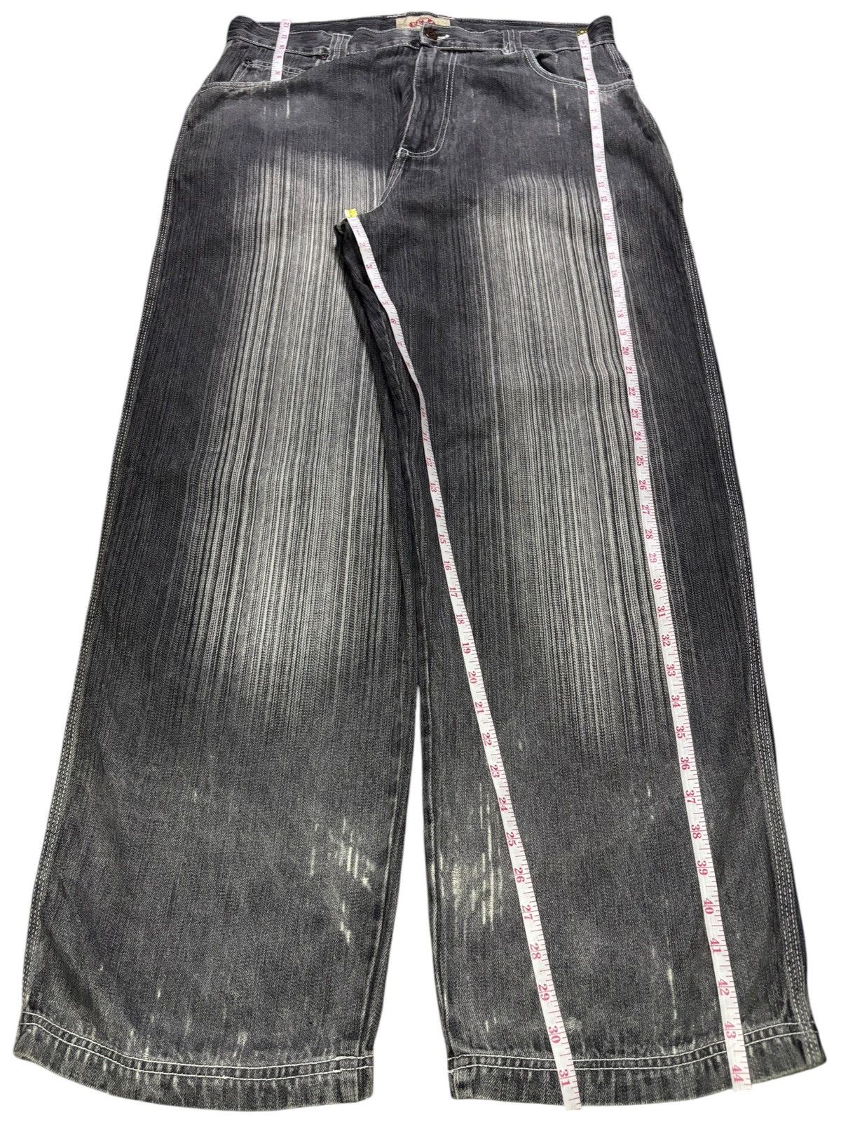 Japanese Brand Vintage Japanese Faded Wash Distress Carpenter Baggy Jeans Size US 36 / EU 52 - 12 Thumbnail