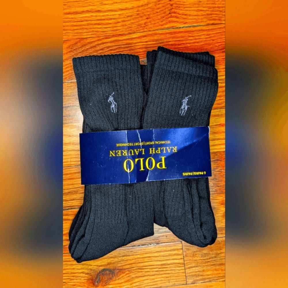 Polo Ralph Lauren Brand New Polo Ralph Lauren Technical Sports Socks Size ONE SIZE - 1 Thumbnail