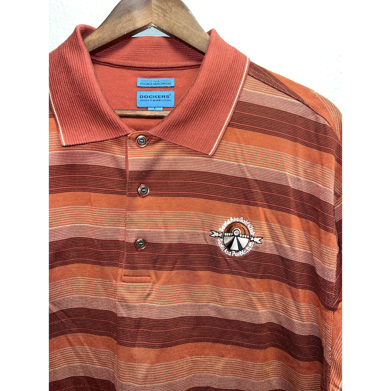 Vintage Santa Ana Golf Club Polo Shirt Pueblo Dockers Mercanized L Size US L / EU 52-54 / 3 - 2 Thumbnail