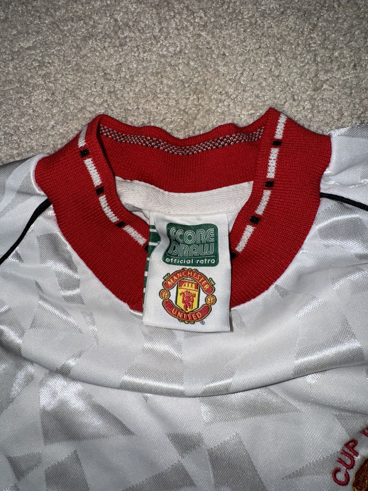 Vintage Manchester United 1991 Cup Winners Cup Jersey Size US M / EU 48-50 / 2 - 2 Thumbnail