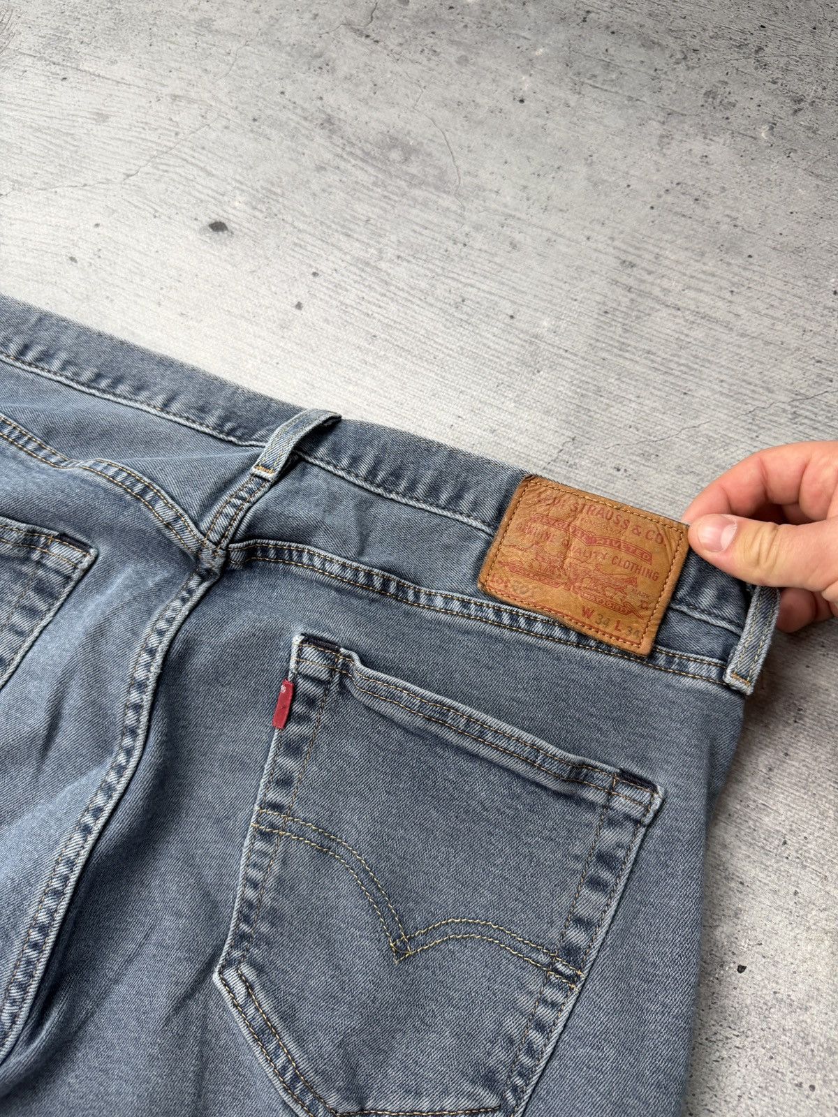 Levi's 90s Vintage Levi’s 501 USA Made Denim Jeans W34 L34 Size US 34 / EU 50 - 4 Thumbnail