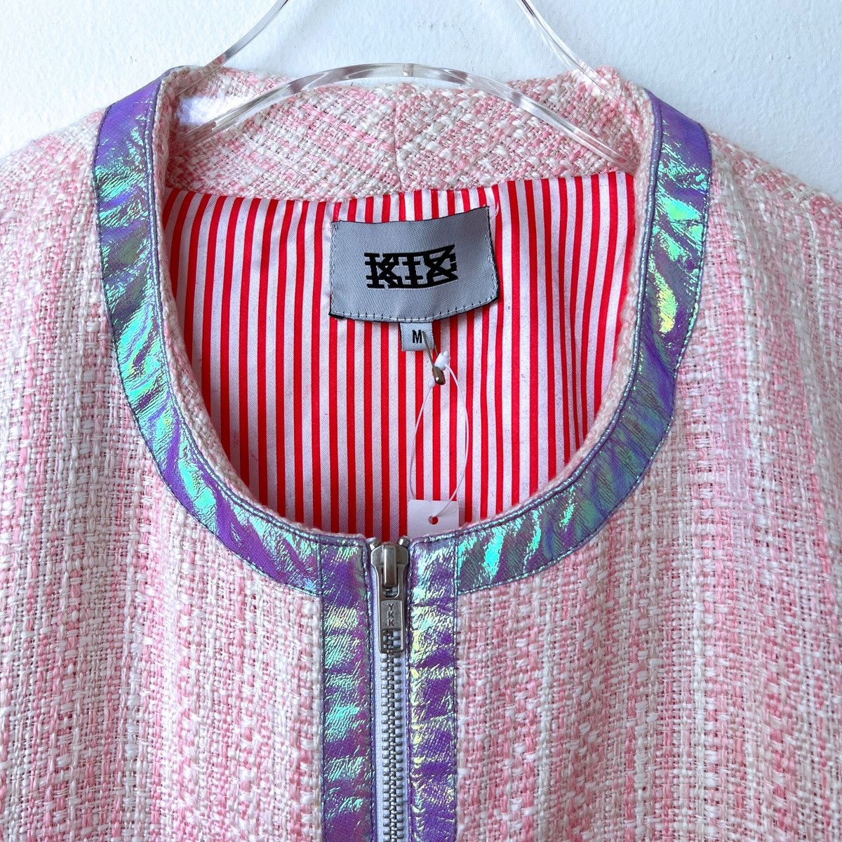 KTZ KTZ Kokon To Zai Pink tweed Bomber Jacket 2014 Cruise Size M / US 6-8 / IT 42-44 - 5 Thumbnail