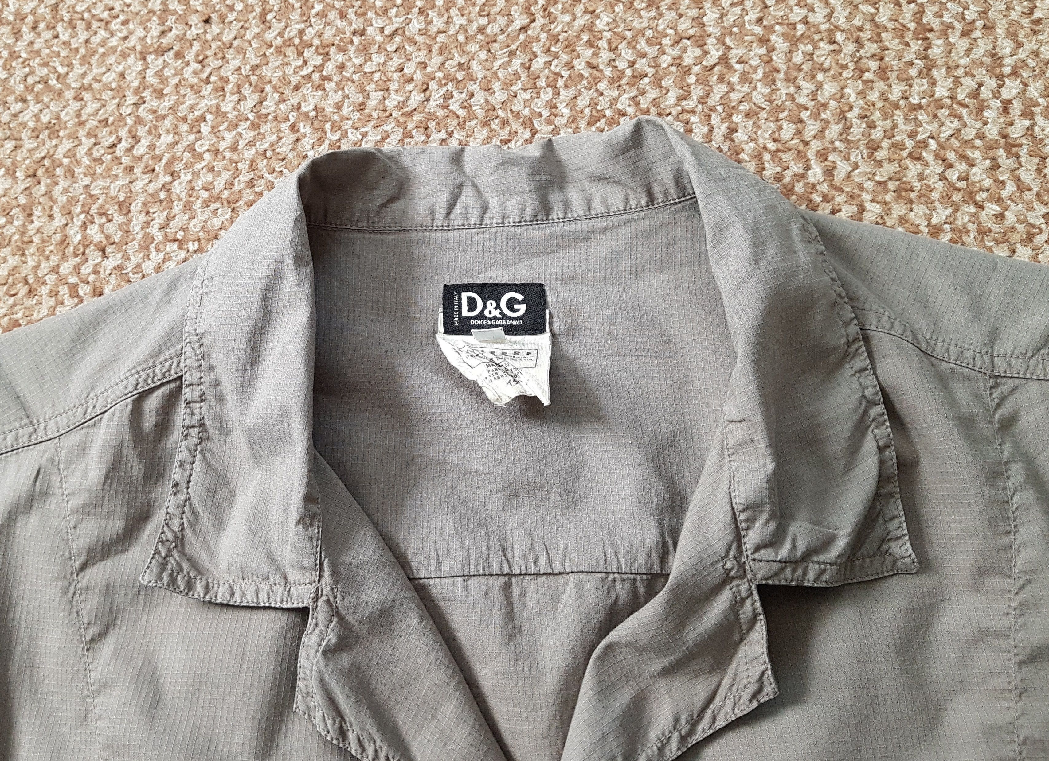 Dolce & Gabbana D&G Dolce & Gabbana Luxury Vintage Y2K Short Sleeve Shirt L Size US L / EU 52-54 / 3 - 7 Thumbnail