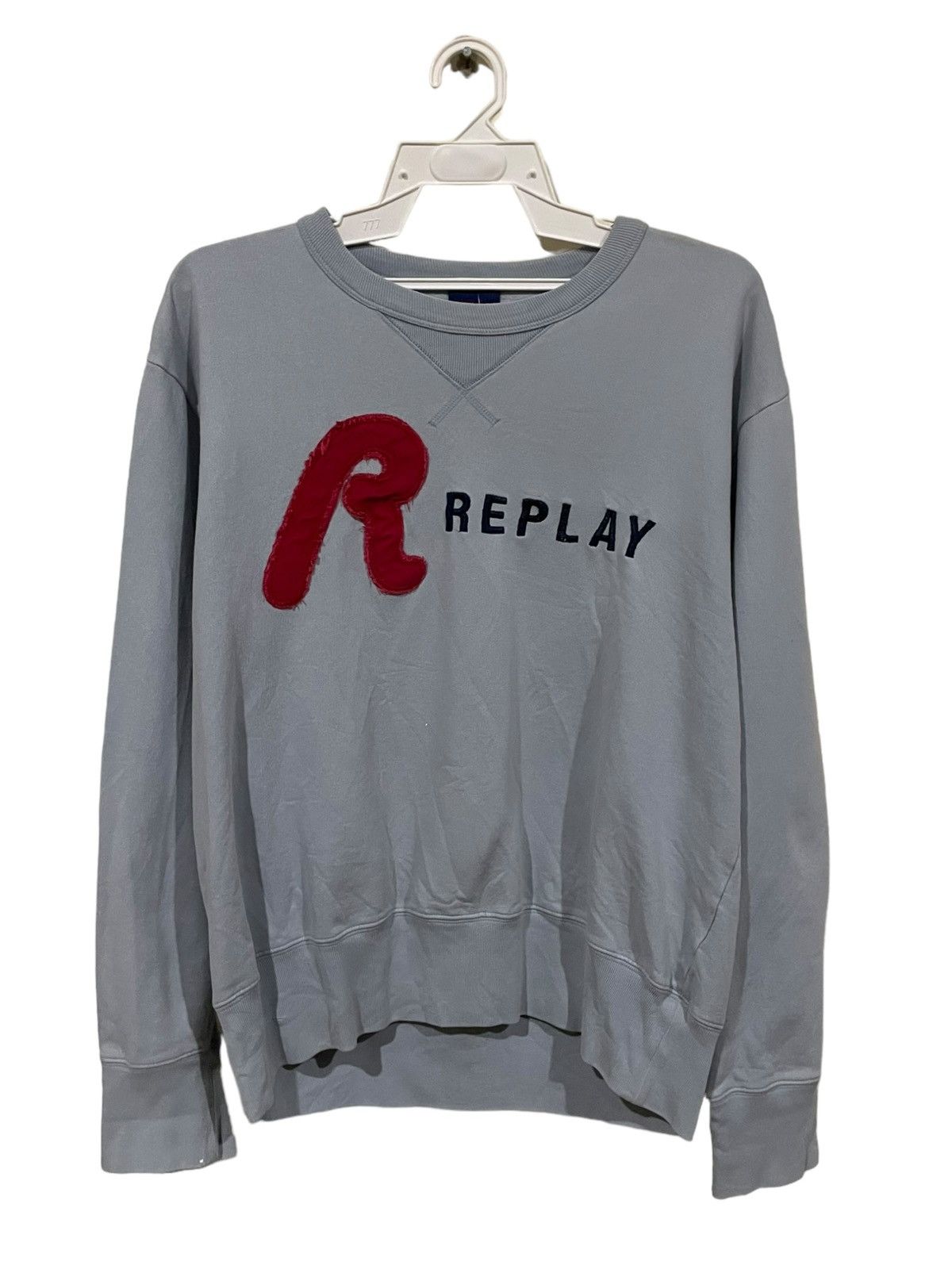 Grailed × Replay Replay Vintage Distressed Sweatshirt Size US M / EU 48-50 / 2 - 2 Thumbnail