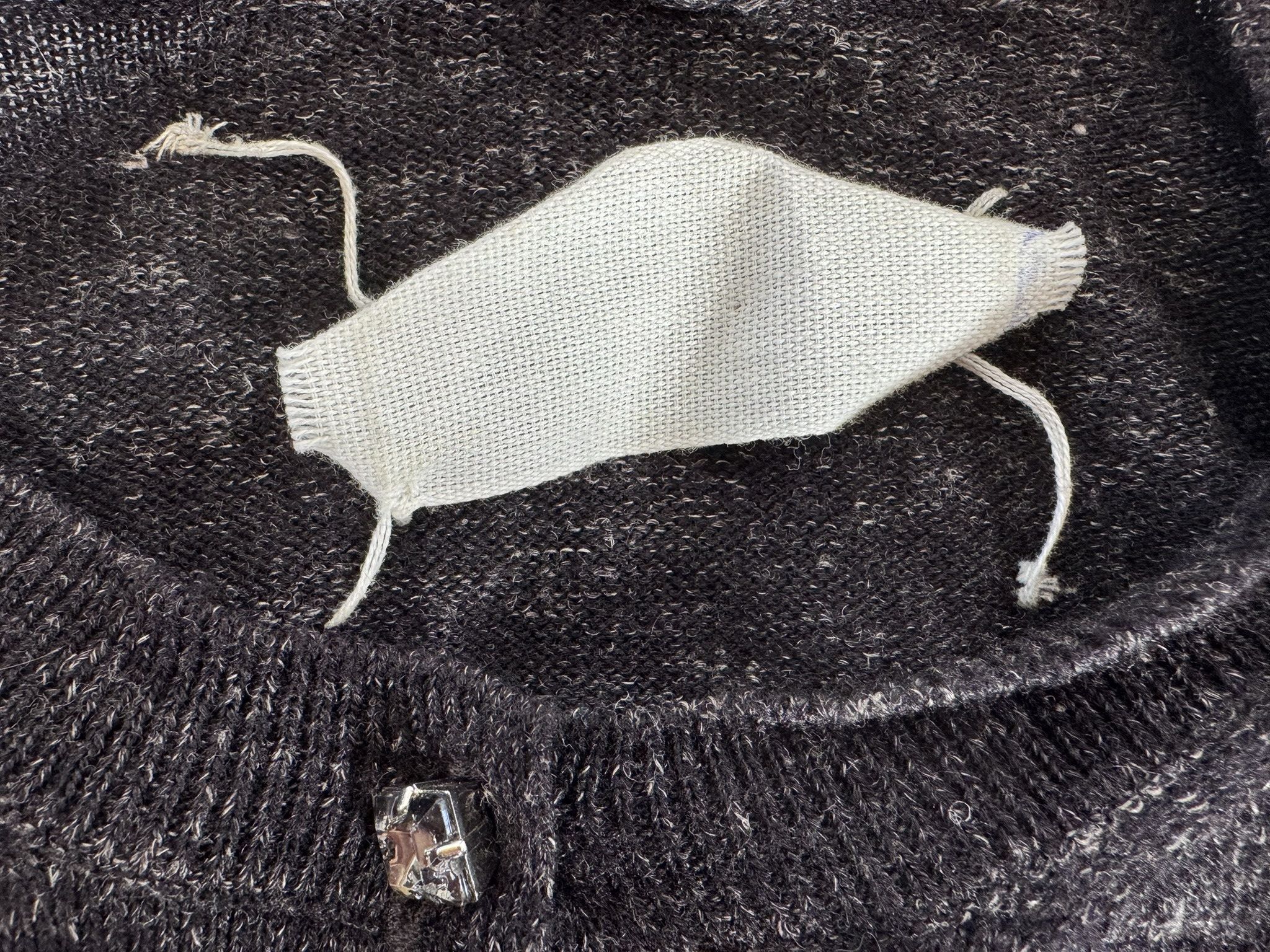 Maison Margiela 1990s Martin Margiela White Label Miss Deanna” Wool Cardigan Size L / US 10 / IT 46 - 2 Thumbnail