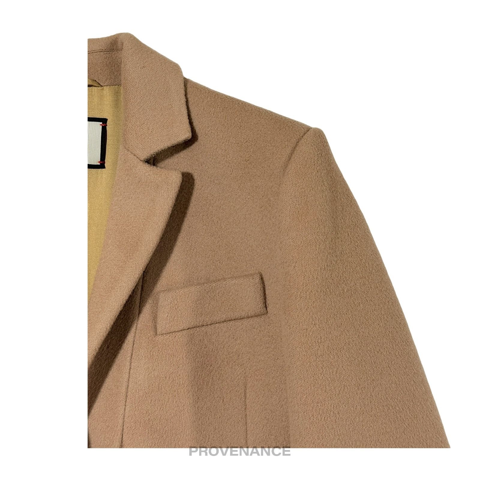 Gucci 🔴 Gucci Chesterfield Wool Coat - Camel 42 Size M / US 6-8 / IT 42-44 - 5 Thumbnail