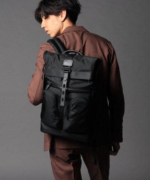 Tumi TUMI Alpha Bravo London Roll-Top Backpack Ballistic Nylon Size ONE SIZE - 2 Thumbnail