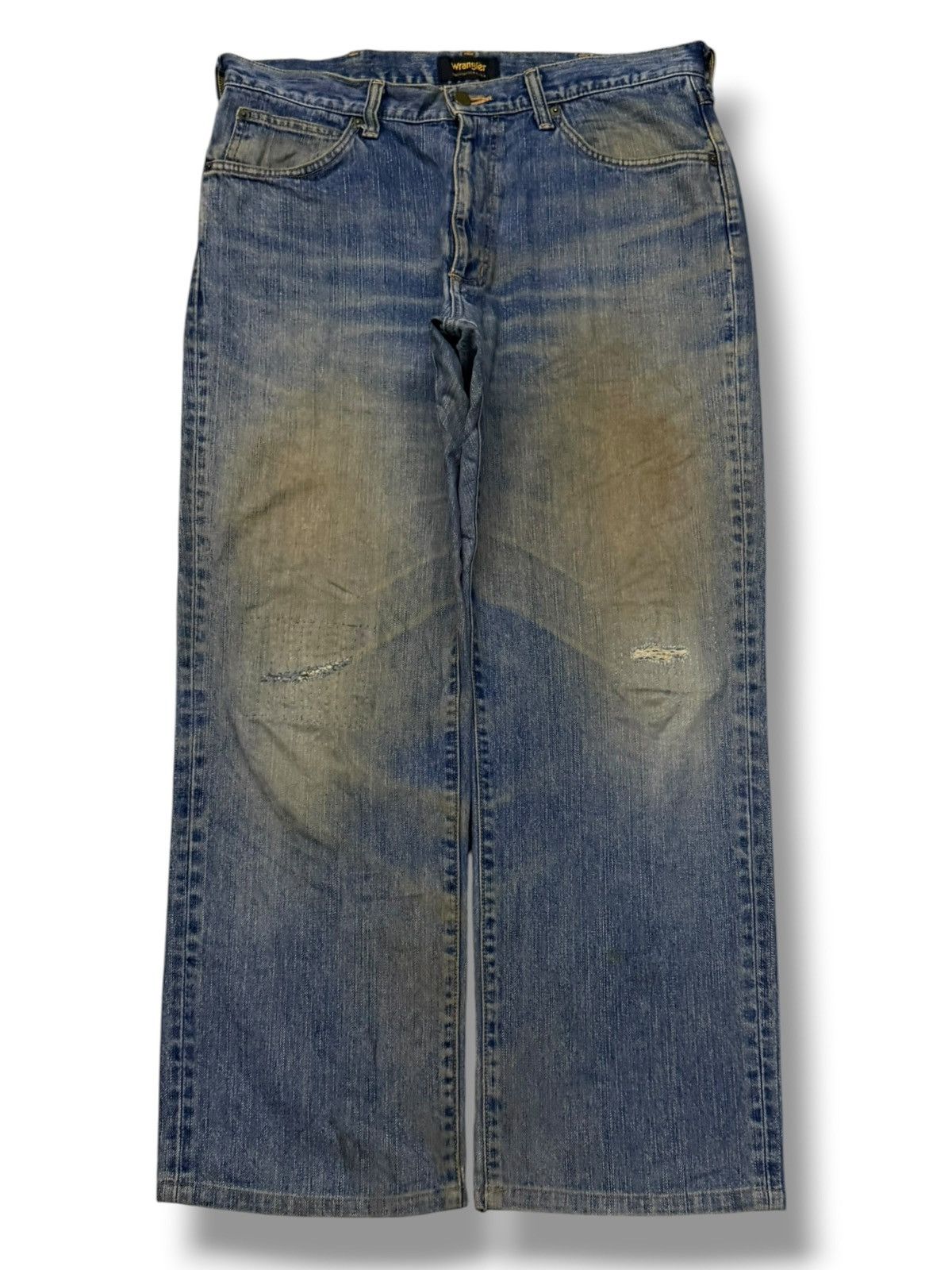Wrangler Vintage Wrangler Japanese denim Jeans | Relaxed Straight W35 Size US 35 - 2 Thumbnail