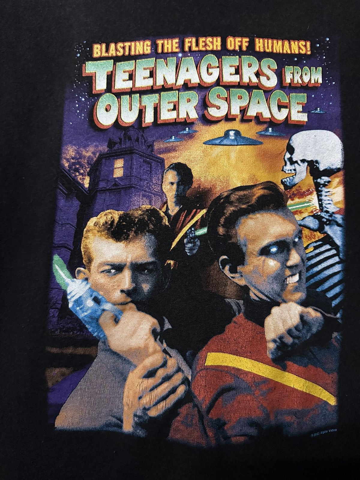 Vintage Rare Vintage Jim Carey Horror Movie Sun Faded Tee Size US L / EU 52-54 / 3 - 2 Thumbnail