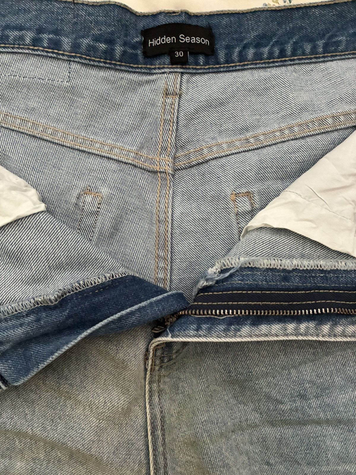 Other Hidden Season Baggy Dirty Denim Size US 30 / EU 46 - 3 Thumbnail