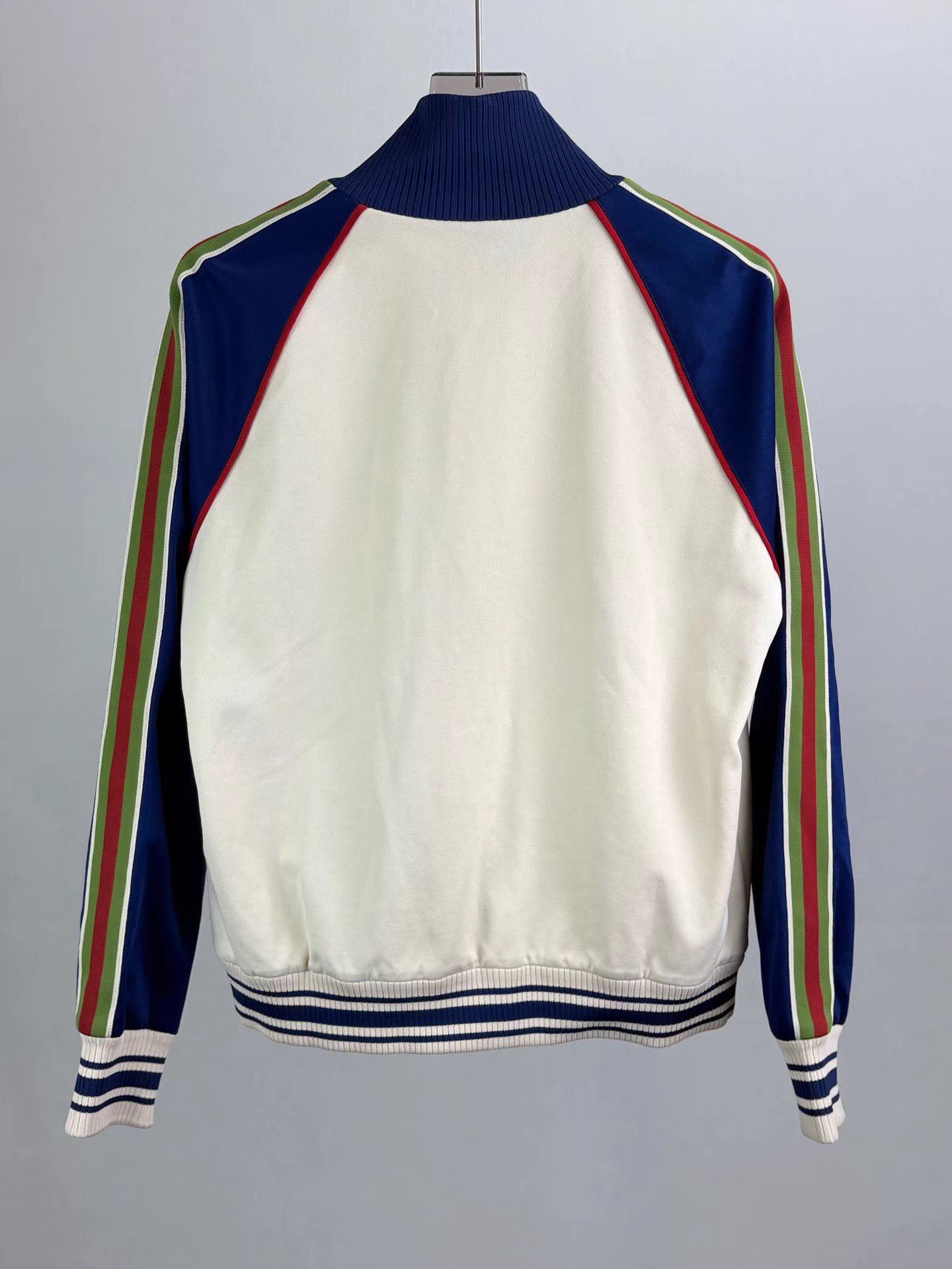 Gucci GUCCI White & Blue Color Block Zip Jacket Size US S / EU 44-46 / 1 - 2 Thumbnail
