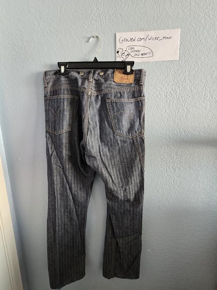 Hysteric Glamour Hysteric Glamour kinky jeans striped denim Size US 32 / EU 48 - 2 Thumbnail