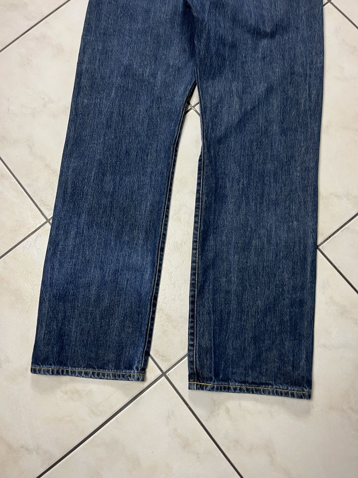 Levi's × Levi's Vintage Clothing × Vintage Vintage Levi’s 501 navy denim jeans pants regular straight Size US 33 - 14 Thumbnail