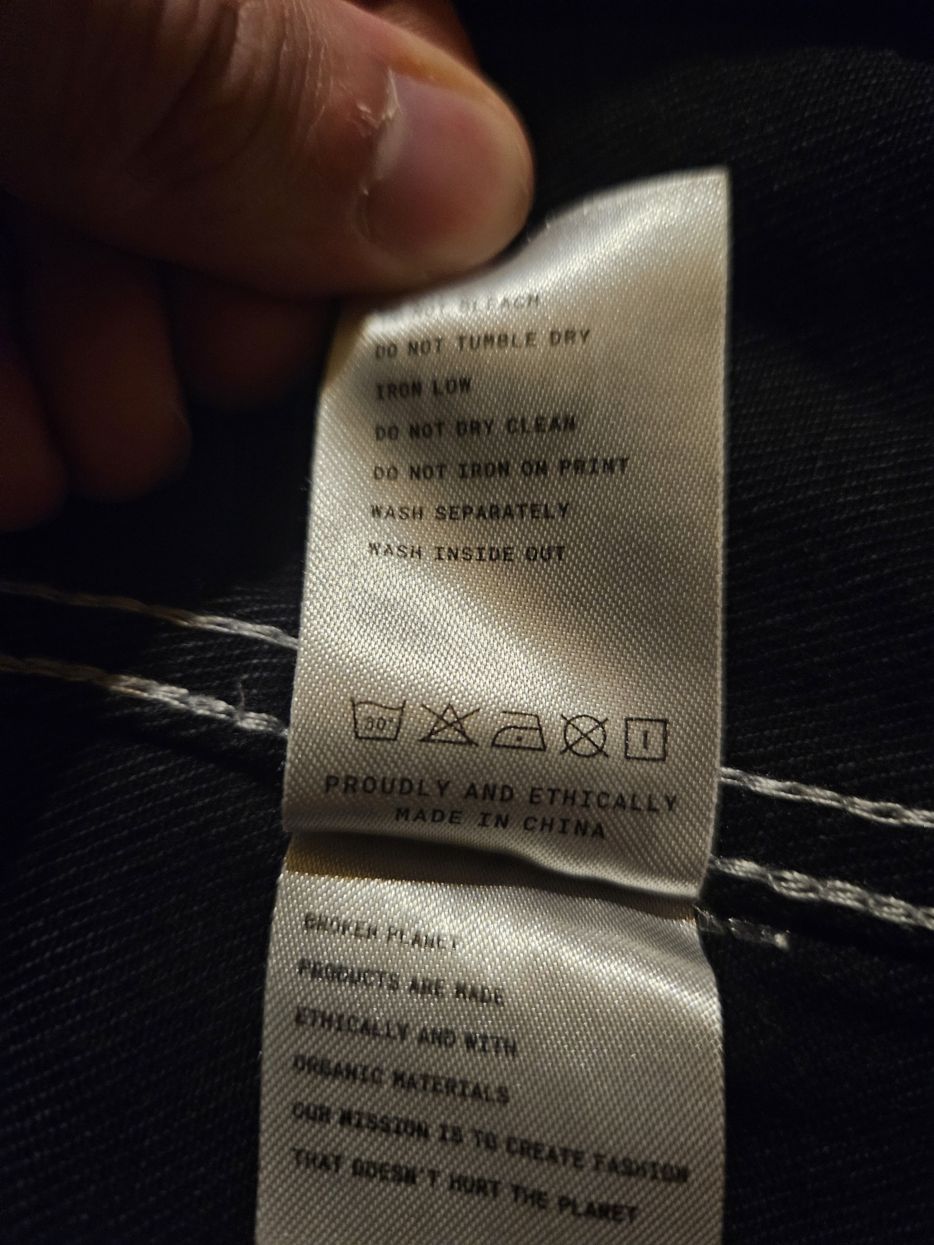 Broken Planet Broken planet market denim washed Black jacket Size US L / EU 52-54 / 3 - 12 Thumbnail