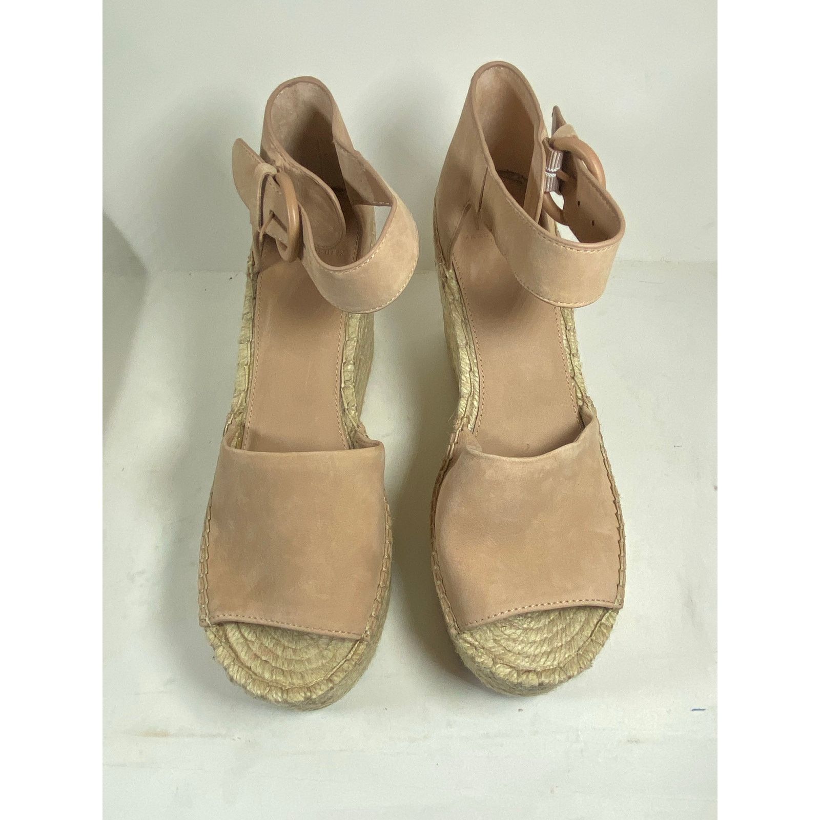 Marc Fisher Marc Fisher Alida Light Pink Suede Espadrille Wedge 9.5M Size US 9.5 / IT 39.5 - 10 Thumbnail