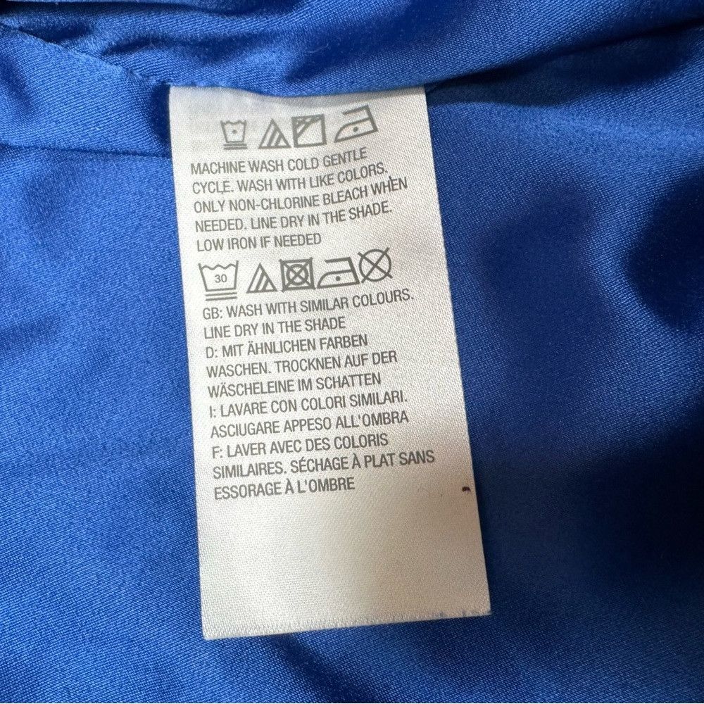 Halston NWT New H By Halston Faux Suede Perforated Royal Blue Bombe Size M / US 6-8 / IT 42-44 - 7 Thumbnail