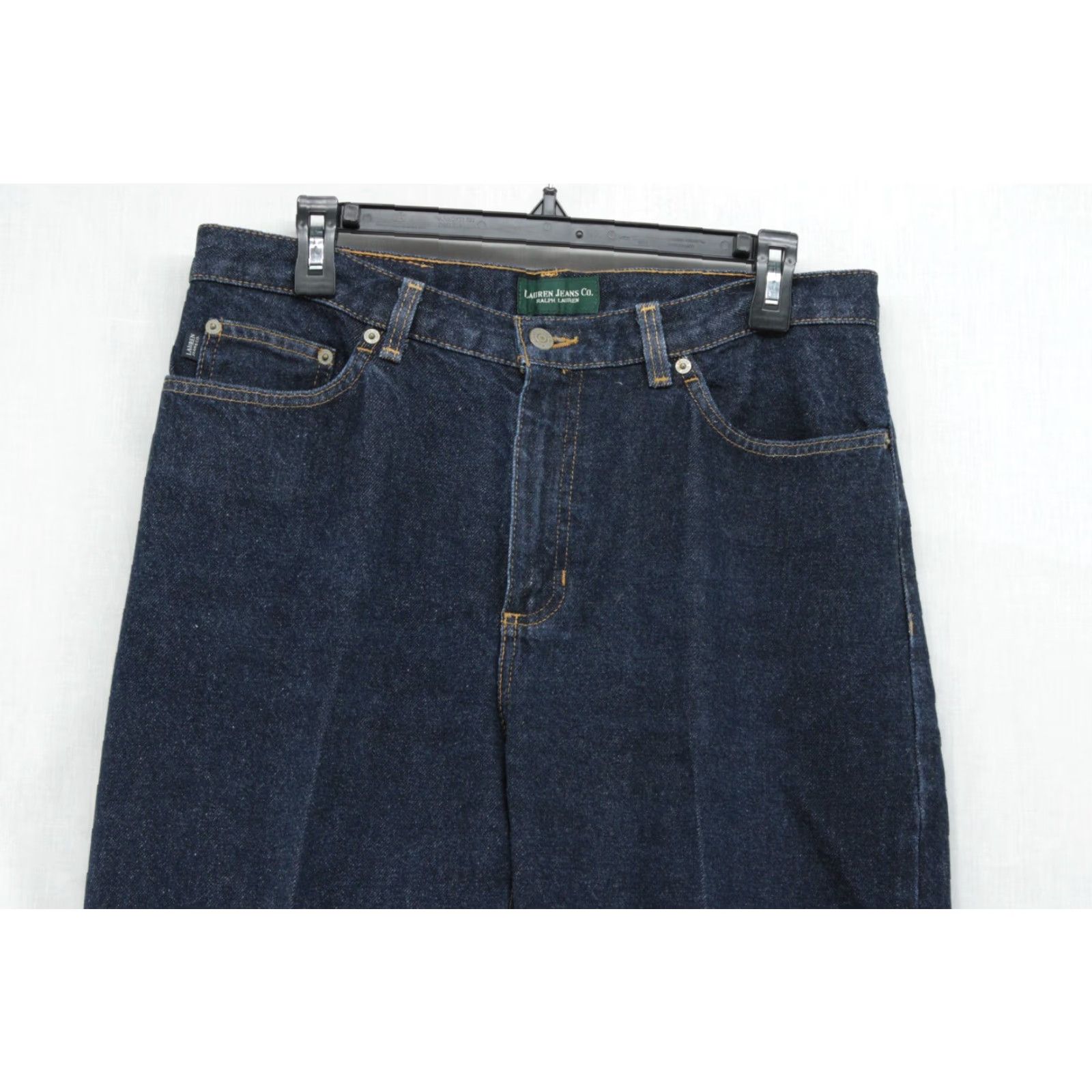 Ralph Lauren VINTAGE Lauren Jeans Co. Women's 12 Blue LRL Ralph Lauren Denim Stright Leg 5769 Jeans Size 34" / US 12 / IT 48 - 6 Thumbnail