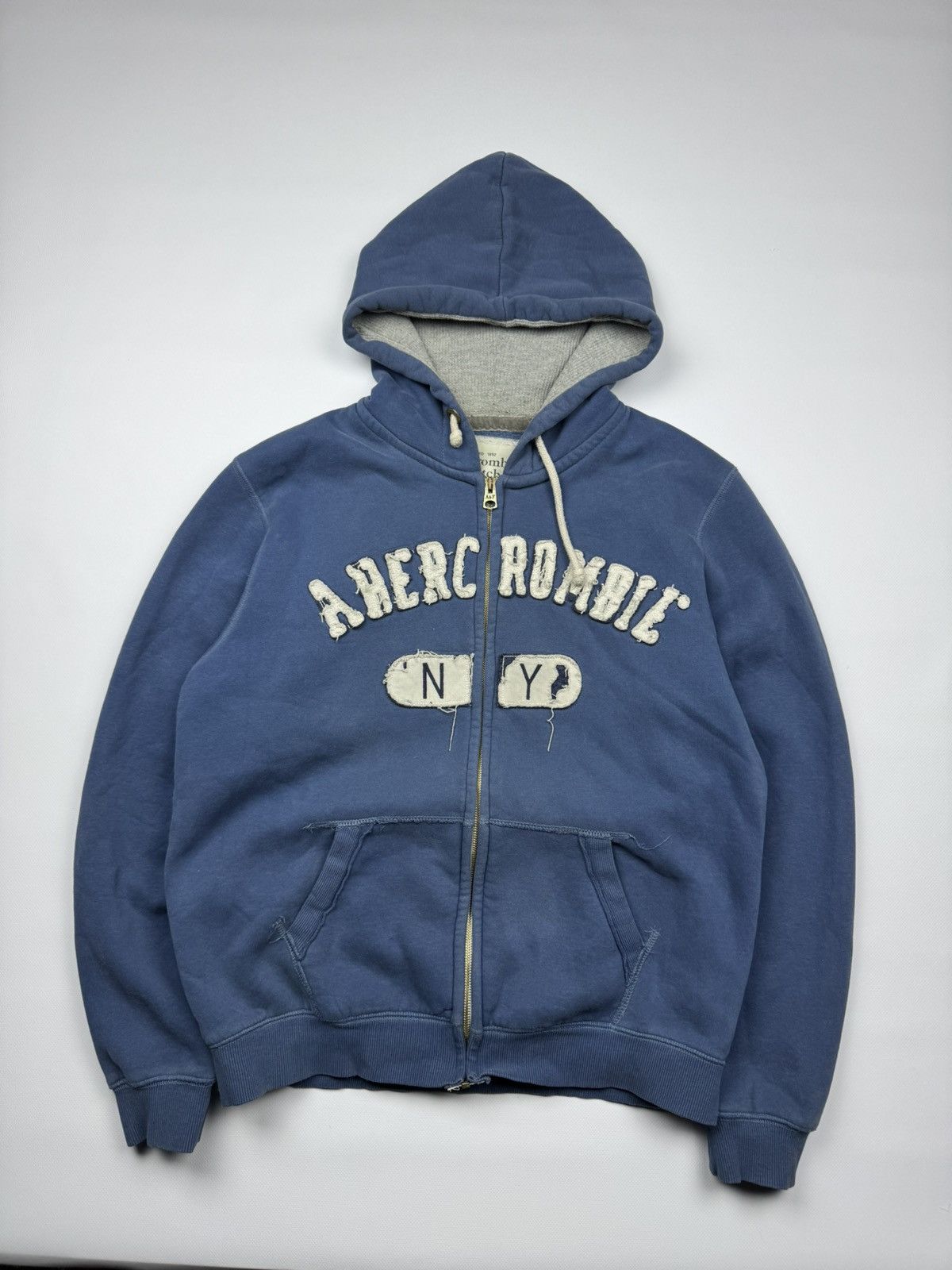 Abercrombie & Fitch Vintage Abercrombie&Fitch Y2k Zip Hoodie Size US XL / EU 56 / 4 - 2 Thumbnail