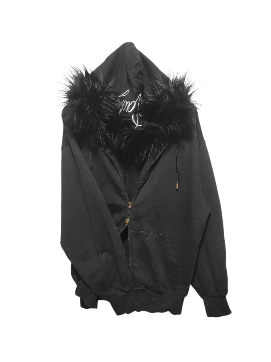 Rady Boxy Double Zipper Fur Hoodie LGB IfSixWasNine style