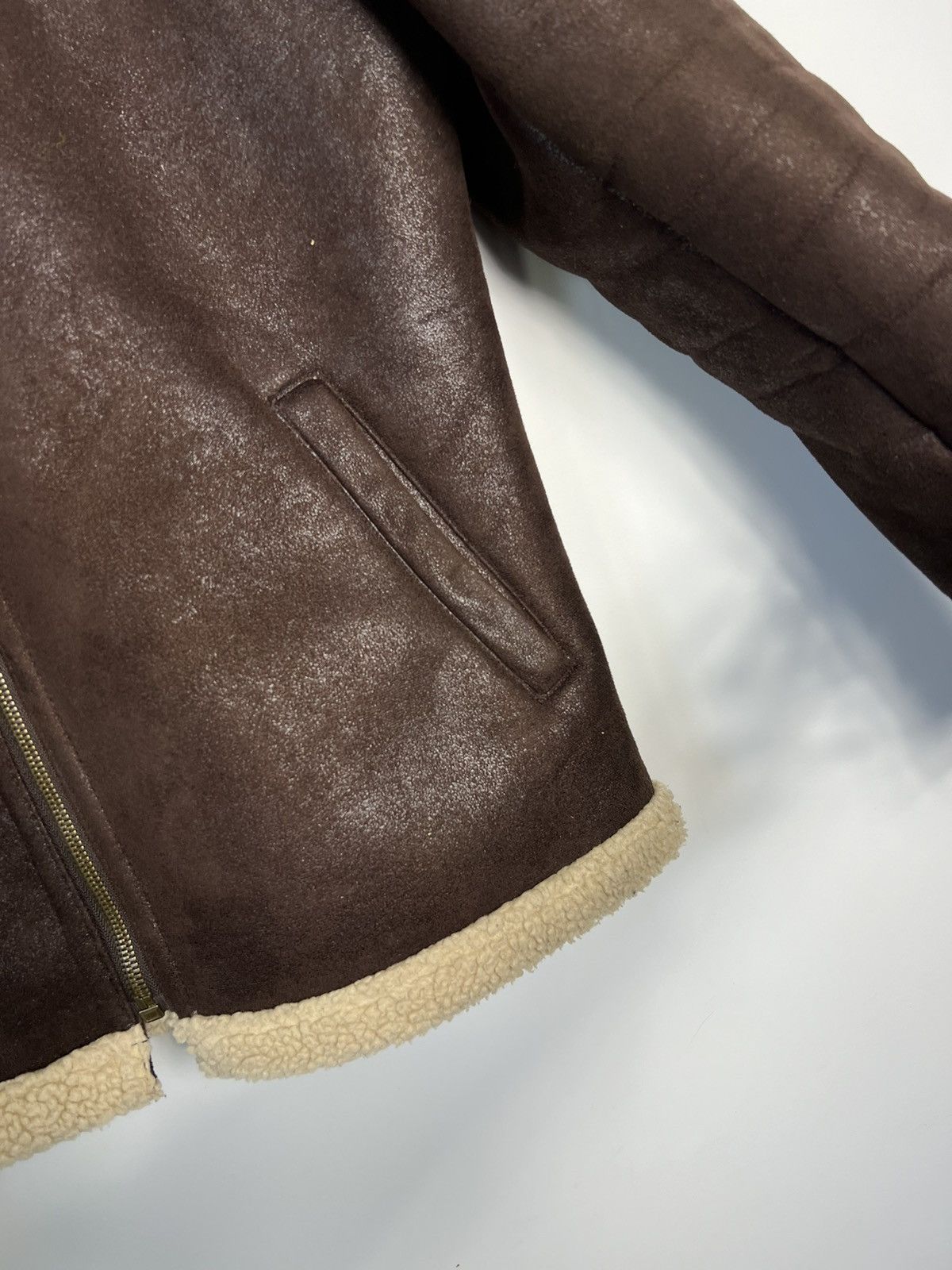 Zara Jacket Zara Man fur collar flying brown great Size US L / EU 52-54 / 3 - 5 Thumbnail
