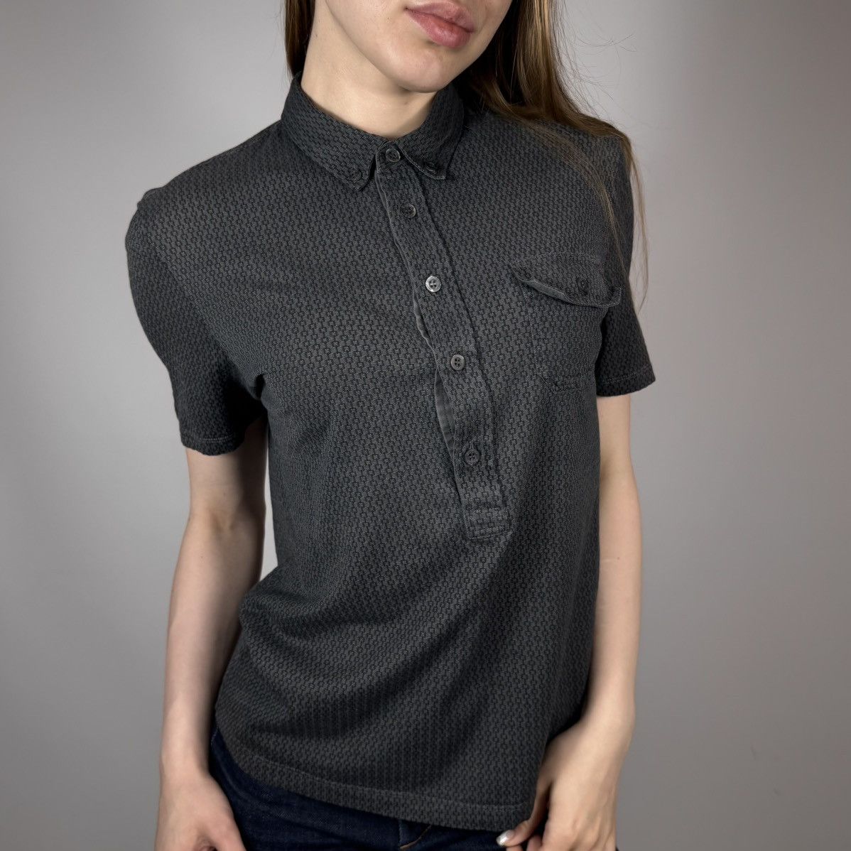 Vintage Y2K Gucci Polo T-shirt Retro Luxury Style