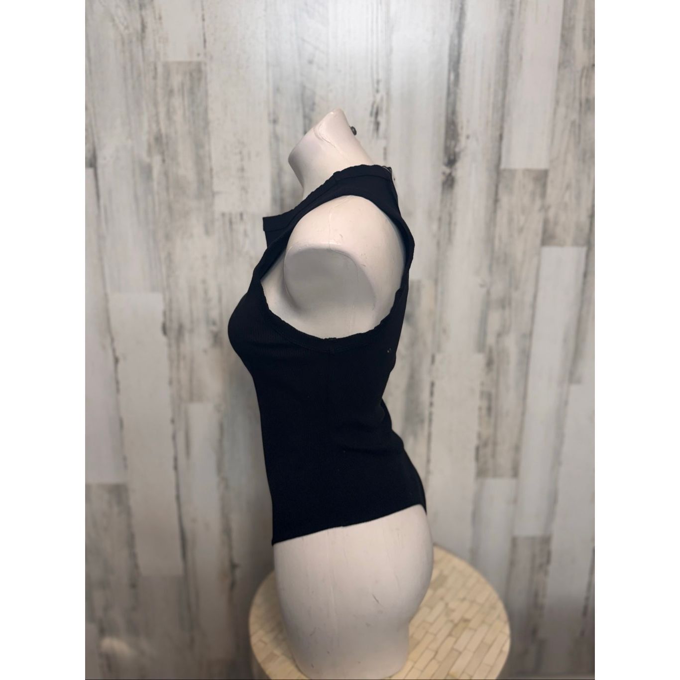 Forever 21 Forever 21 Ribbed Black Bodysuit – Size M Size M / US 6-8 / IT 42-44 - 3 Thumbnail
