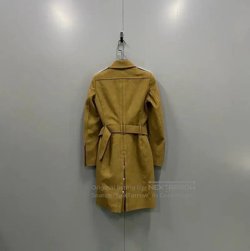 Burberry Burberry Brown Cotton Long Coat for Women. Size XXS / US 00 / IT 34 - 3 Thumbnail
