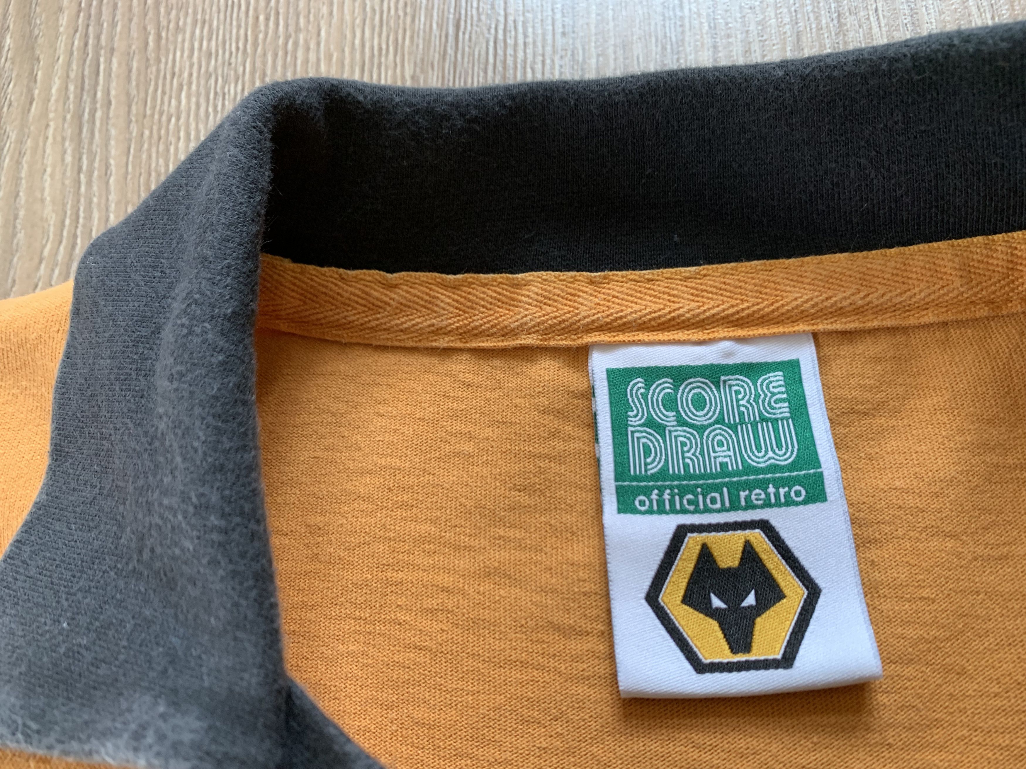 Vintage Vintage Wolverhampton Wanderers FC Score Draw Polo Size US L / EU 52-54 / 3 - 6 Thumbnail
