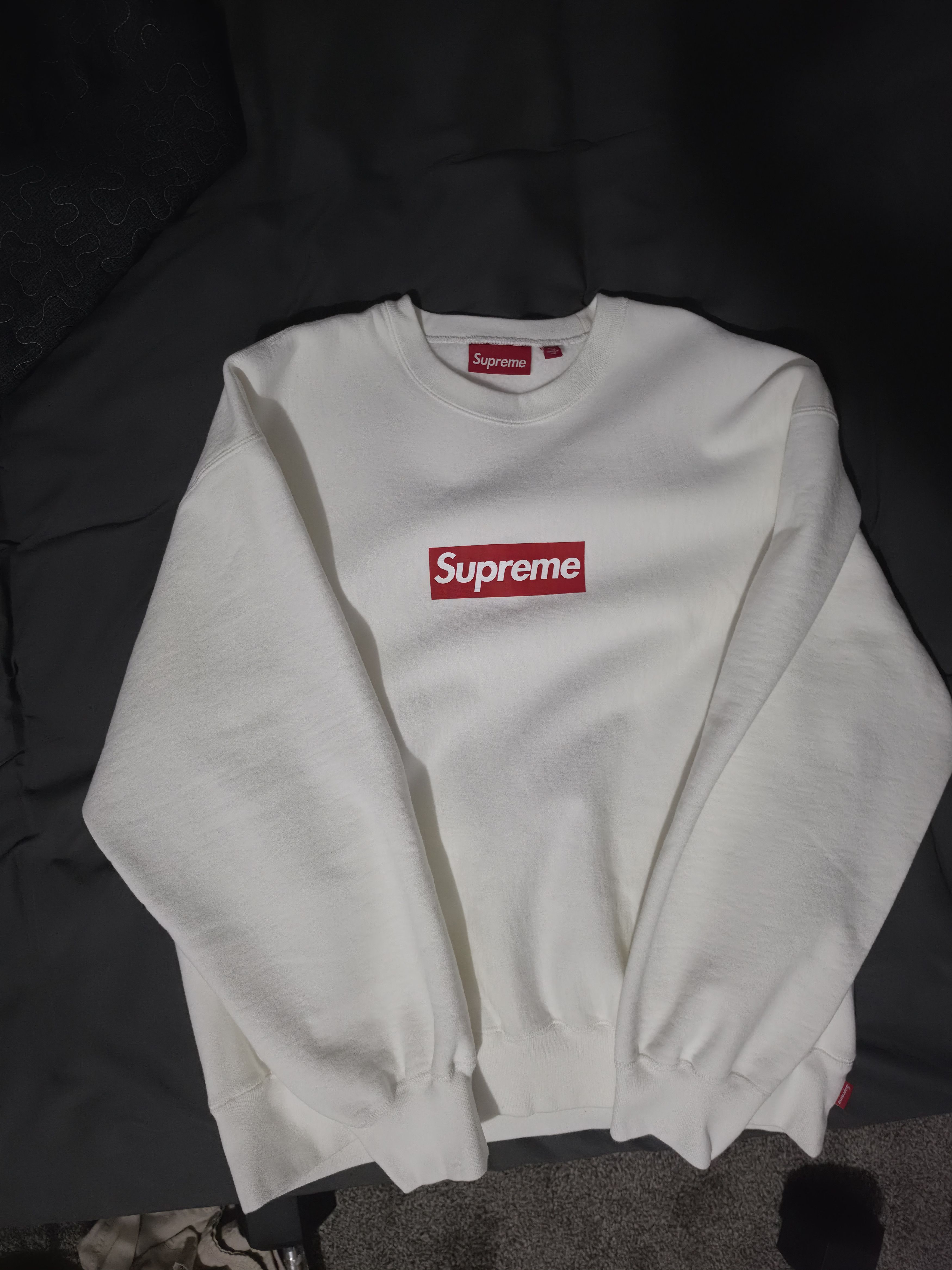 Supreme Supreme Back Logo Sweater SS20 | Grailed