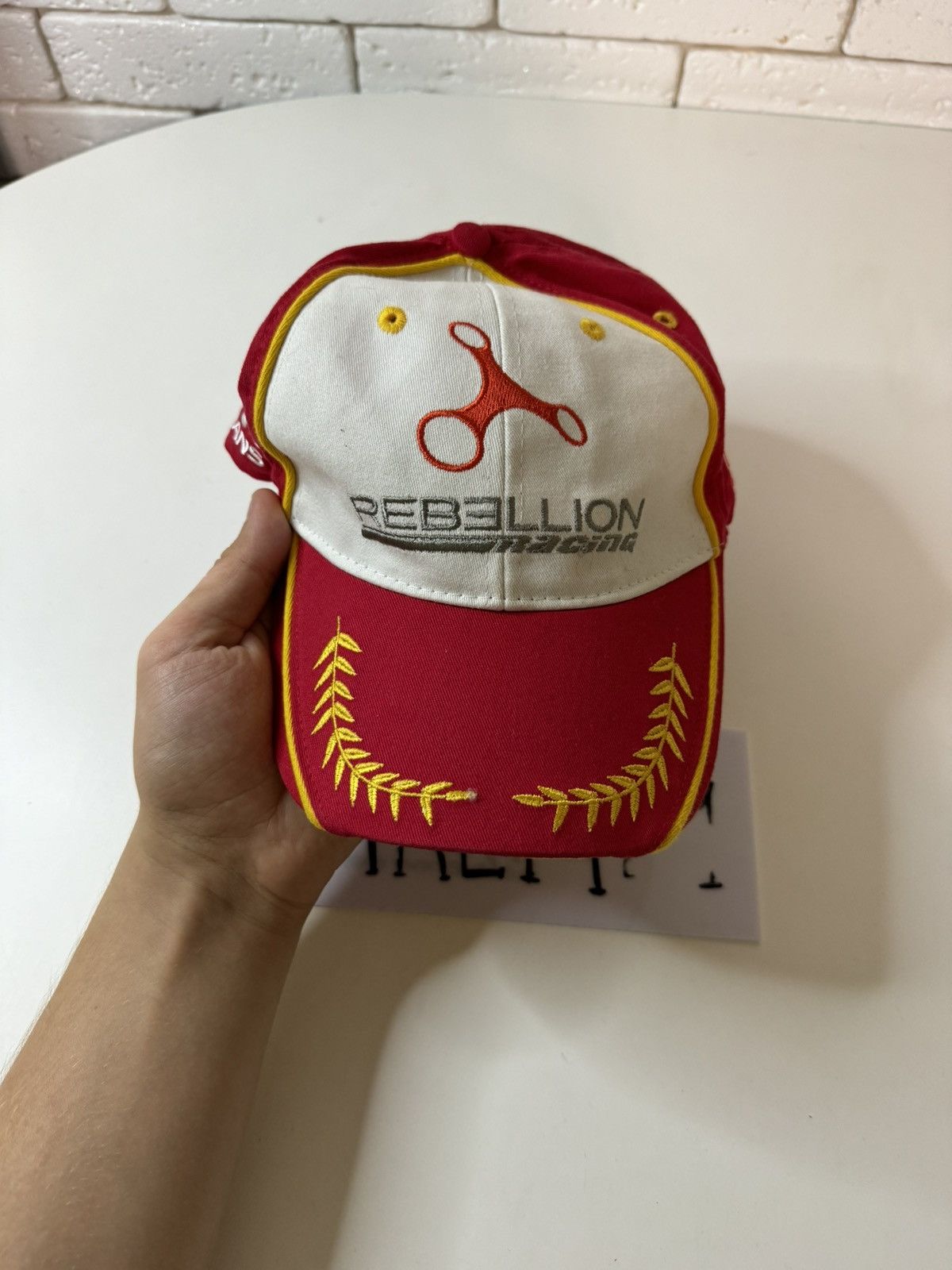 Vintage Rebellion racing cap hat Size ONE SIZE - 2 Thumbnail