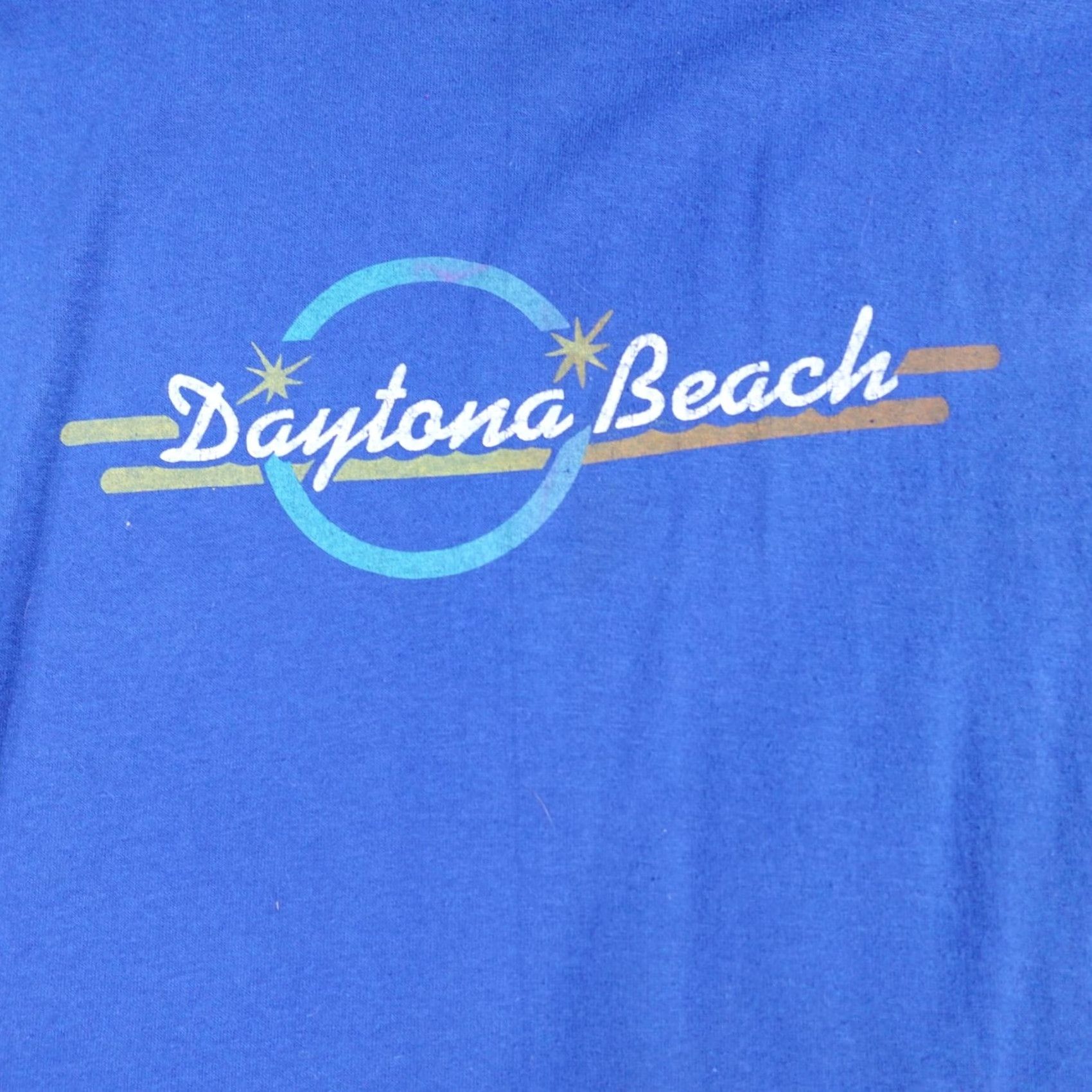 Vintage VINTAGE American Vintage Daytona Beach Shirt M Blue USA Cotton Short Sleeve Men | T-Shirt Size US M / EU 48-50 / 2 - 2 Thumbnail