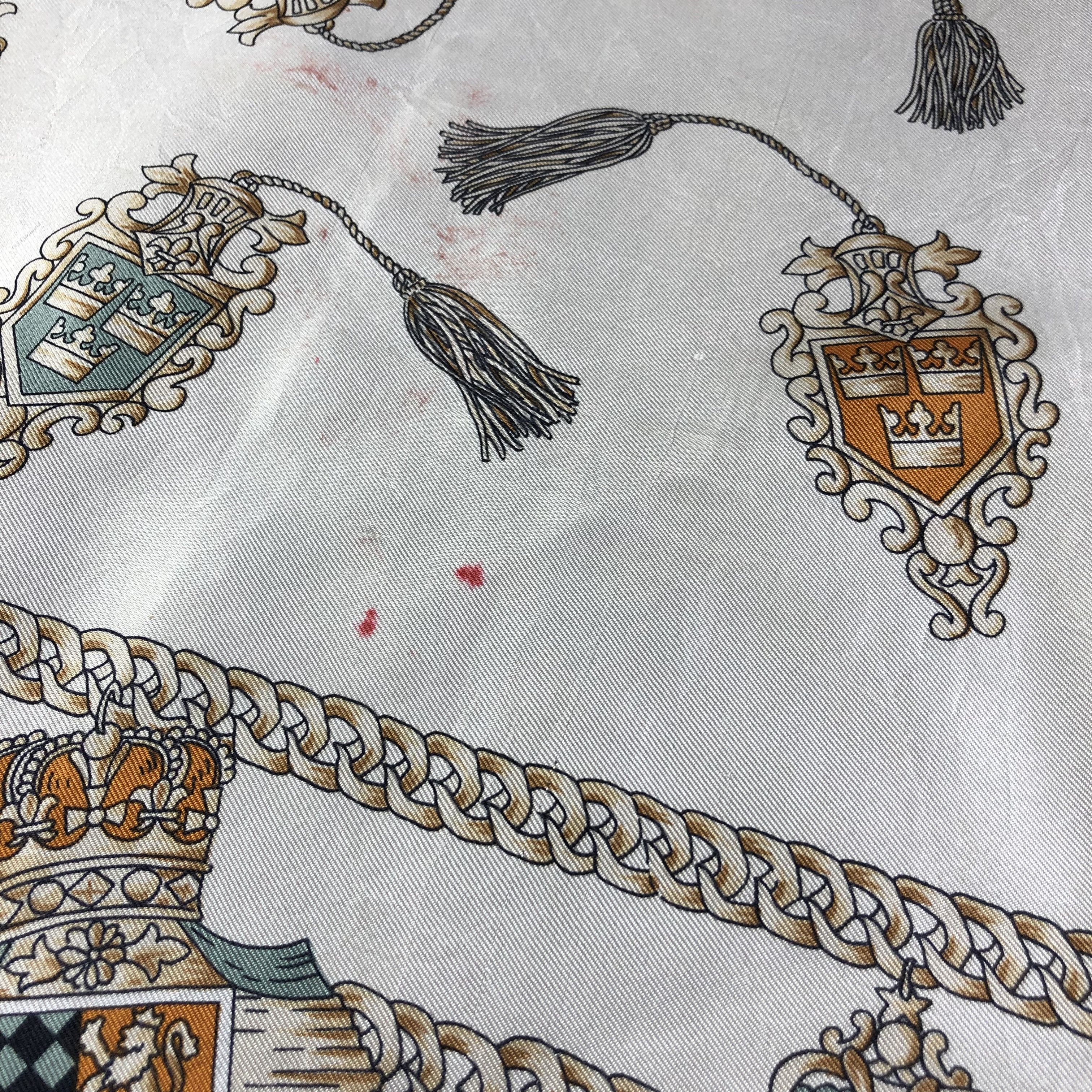 Japanese Brand Luxury Design Silk Scarf M517 Size ONE SIZE - 5 Thumbnail