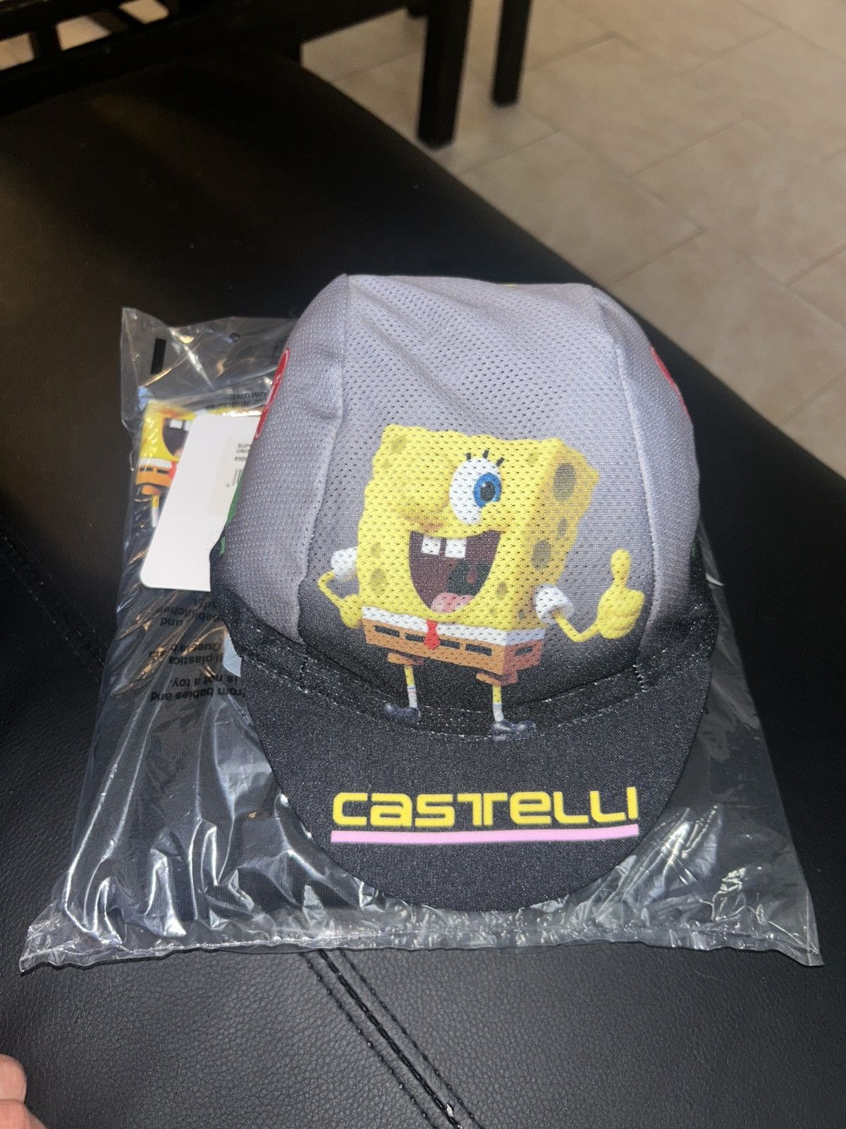 Supreme SpongeBob SquarePants Castelli Cycling Cap Black | eBay