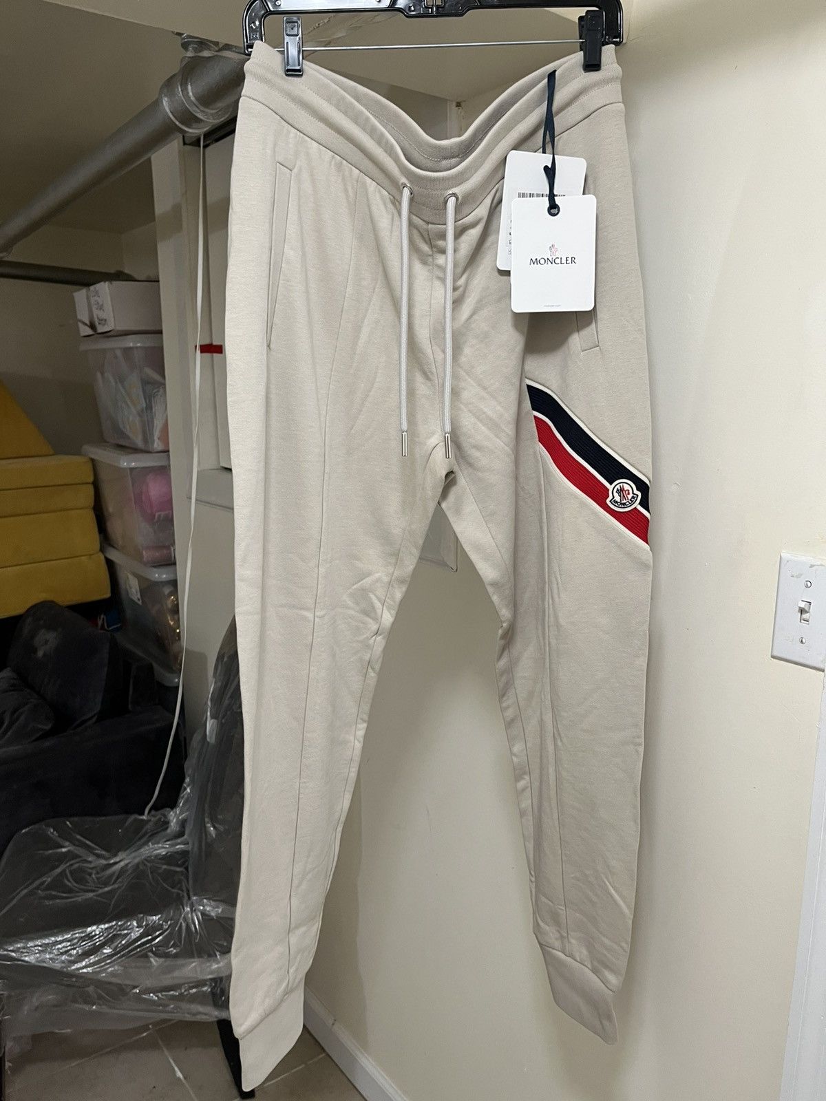 Moncler Moncler Striped Sweatpants Sz L Size US 34 / EU 50 - 3 Thumbnail