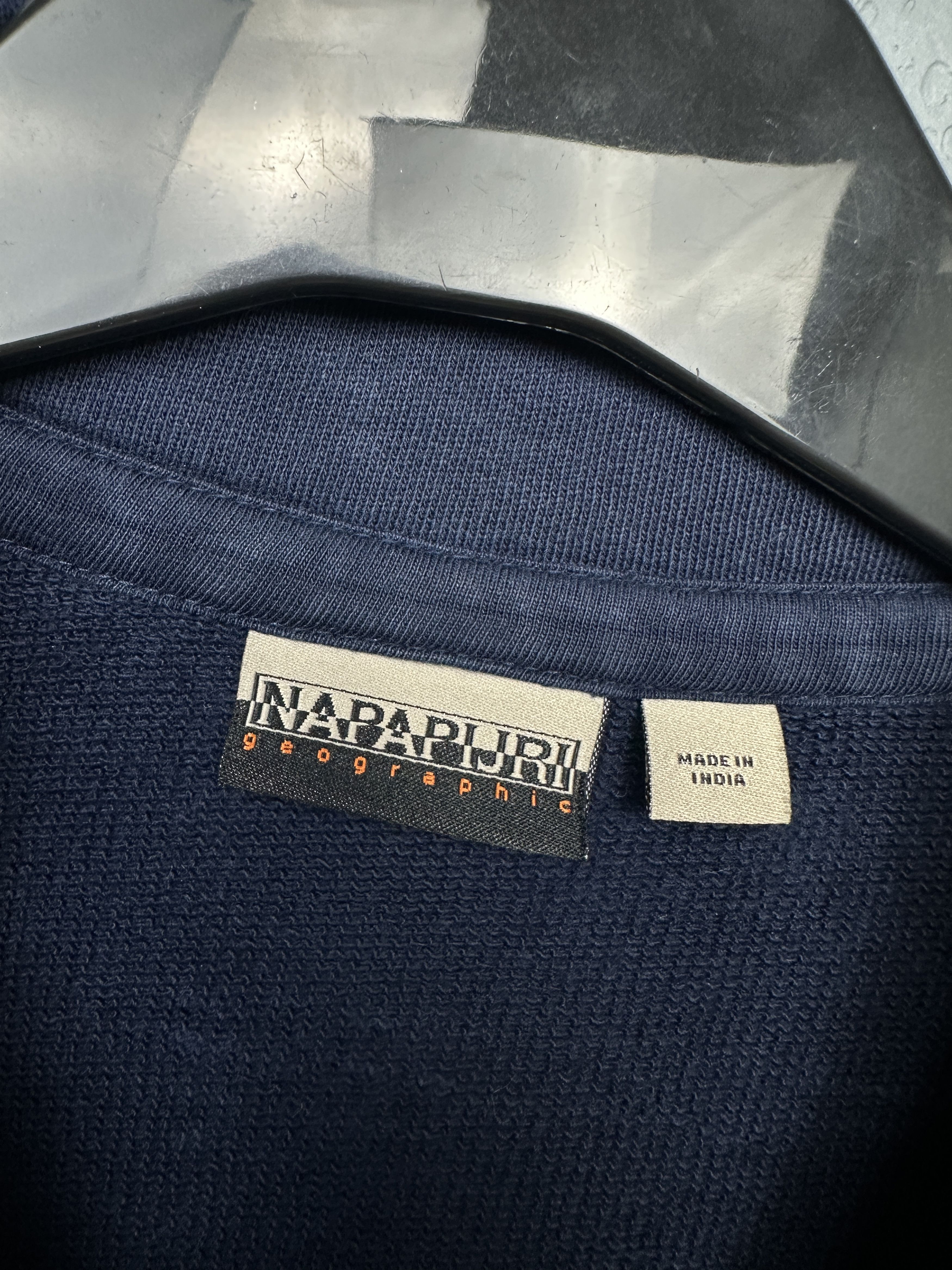 Napapijri Napapijri Mens Big Logo Full Zip Sweatshirt Hoodie Size US L / EU 52-54 / 3 - 6 Thumbnail