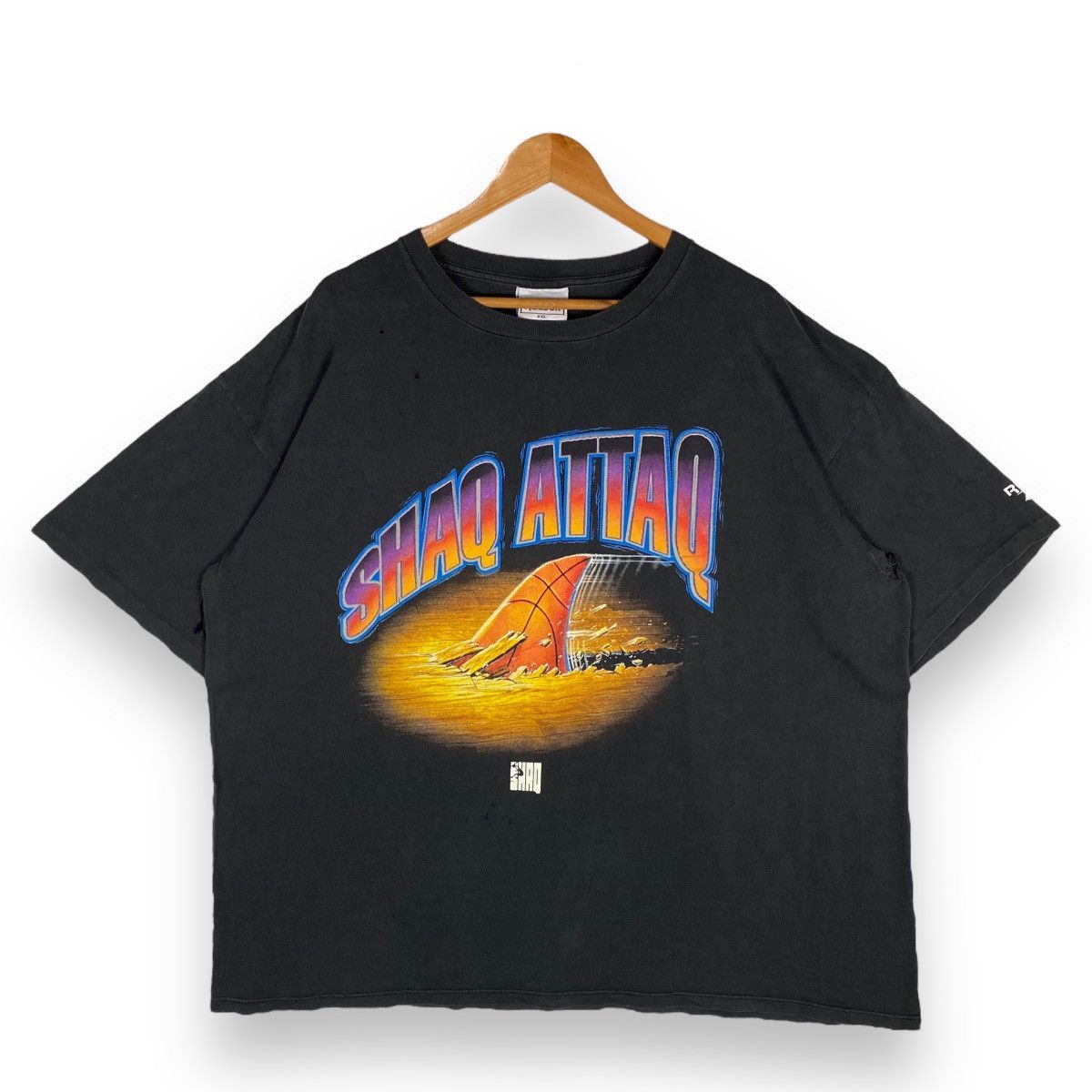 Reebok VINTAGE REEBOK SHAQ ATTAQ SHAQ O'NEAL NBA PLAYER TEE Size US XXL / EU 58 / 5 - 1 Thumbnail