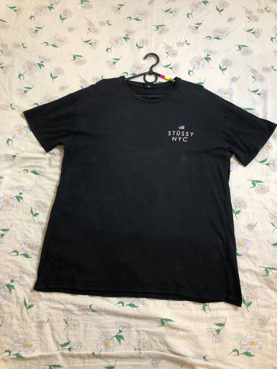Stussy T-Shirt black Streetwear Y2K Stussy Vintage big print Size US L / EU 52-54 / 3 - 1 Thumbnail