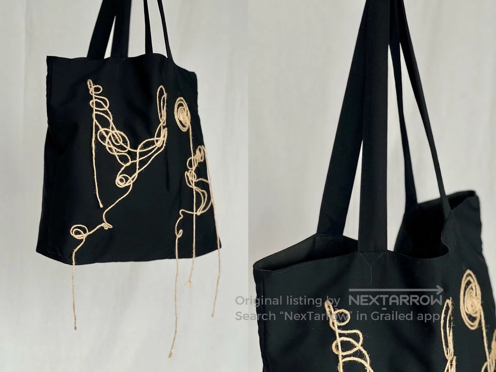 Yohji Yamamoto Y's Yohji Yamamoto Wool Tote Bag. Size ONE SIZE - 4 Thumbnail