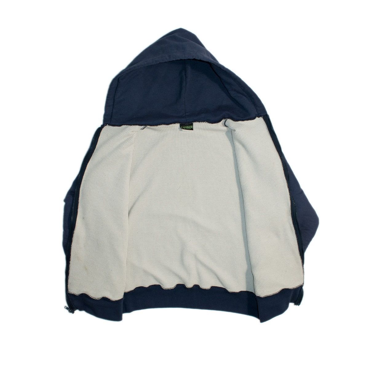 Camber Vintage 1990’s Camber Waffle Lined Zip Hoodie Size US L / EU 52-54 / 3 - 2 Thumbnail
