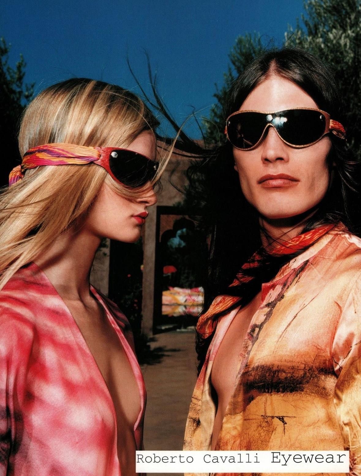 Roberto Cavalli RARE S/S 2001 DETACHABLE LENSES SUNGLASSES Size ONE SIZE - 2 Thumbnail