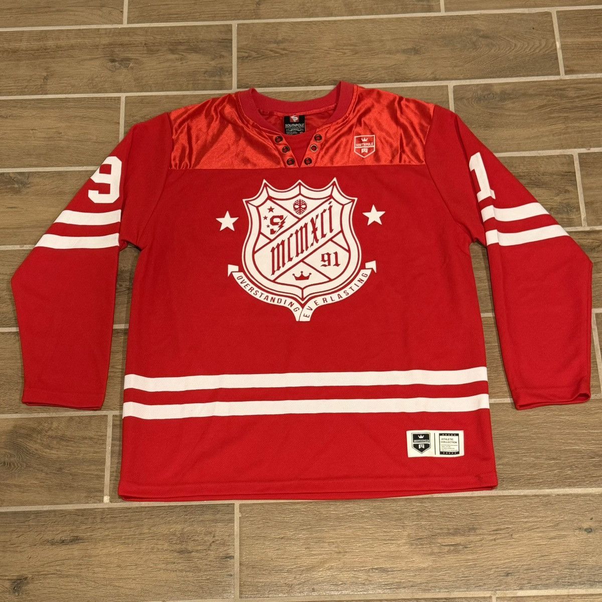 Southpole × Vintage Vintage Southpole MCMXCI 1991 Hockey Jersey Athletic Size US XL / EU 56 / 4 - 1 Thumbnail