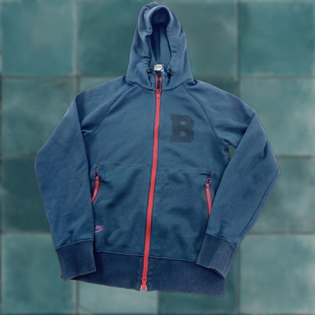Nike Nike Hoodie Sweatshirt Mens Small Blue Umbrella Pinwheel Rare Size US S / EU 44-46 / 1 - 1 Thumbnail