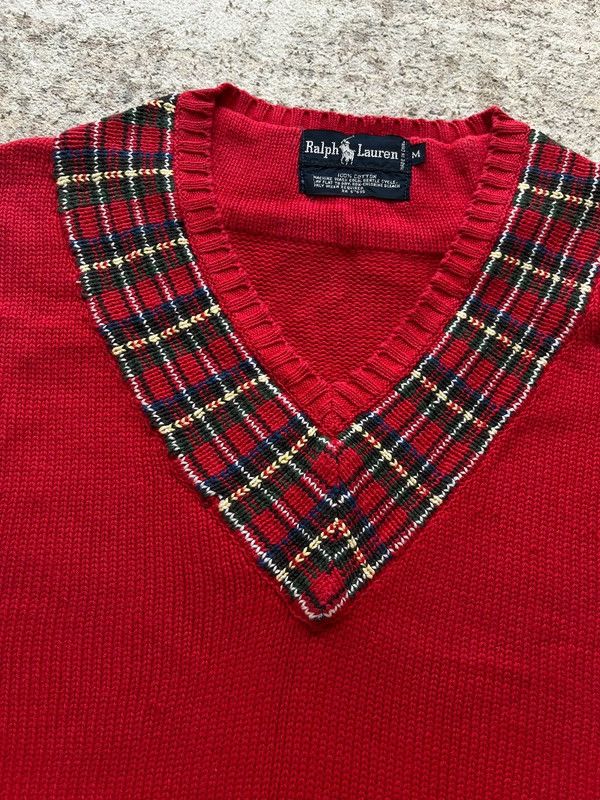 Polo Ralph Lauren OG Polo Ralph Lauren Sz M 90s Vest Red Size M / US 6-8 / IT 42-44 - 2 Thumbnail