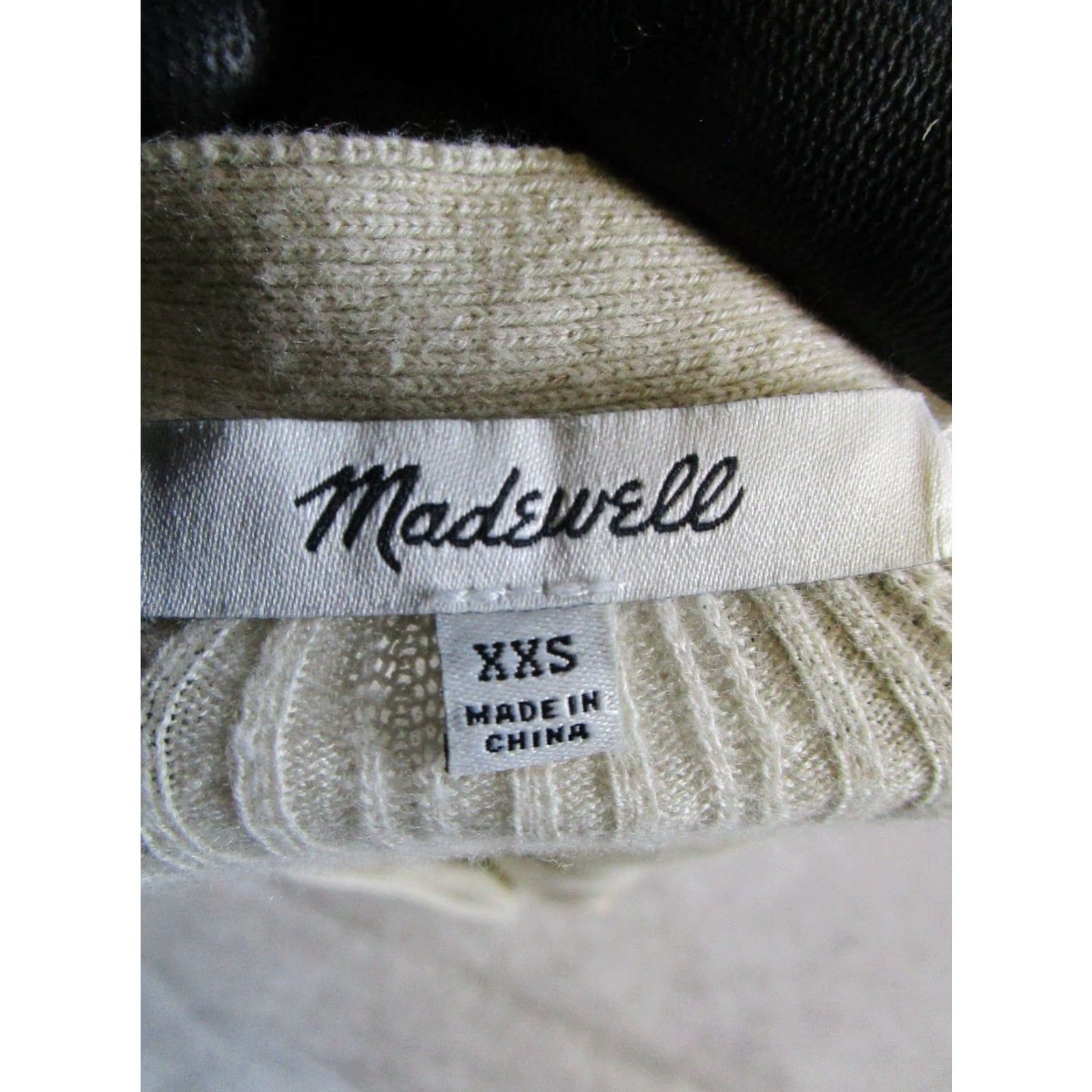 Madewell VINTAGE Madewell Sweater Cardigan Womens XXS Brown Knit V-Neck Wool Blend Shirt/Top Womens XXS Brown Cardigan Size XXS / US 00 / IT 34 - 3 Thumbnail