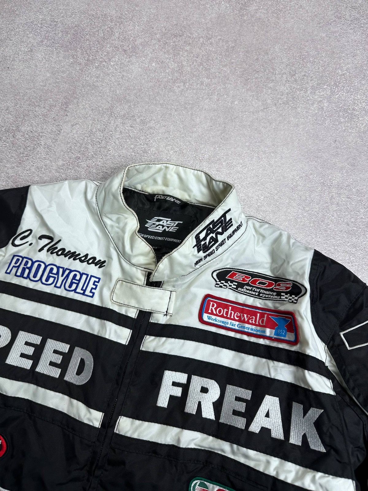 Vintage Vintage Speed Freak Racing Moto Jacket Xs Size US XS / EU 42 / 0 - 3 Thumbnail