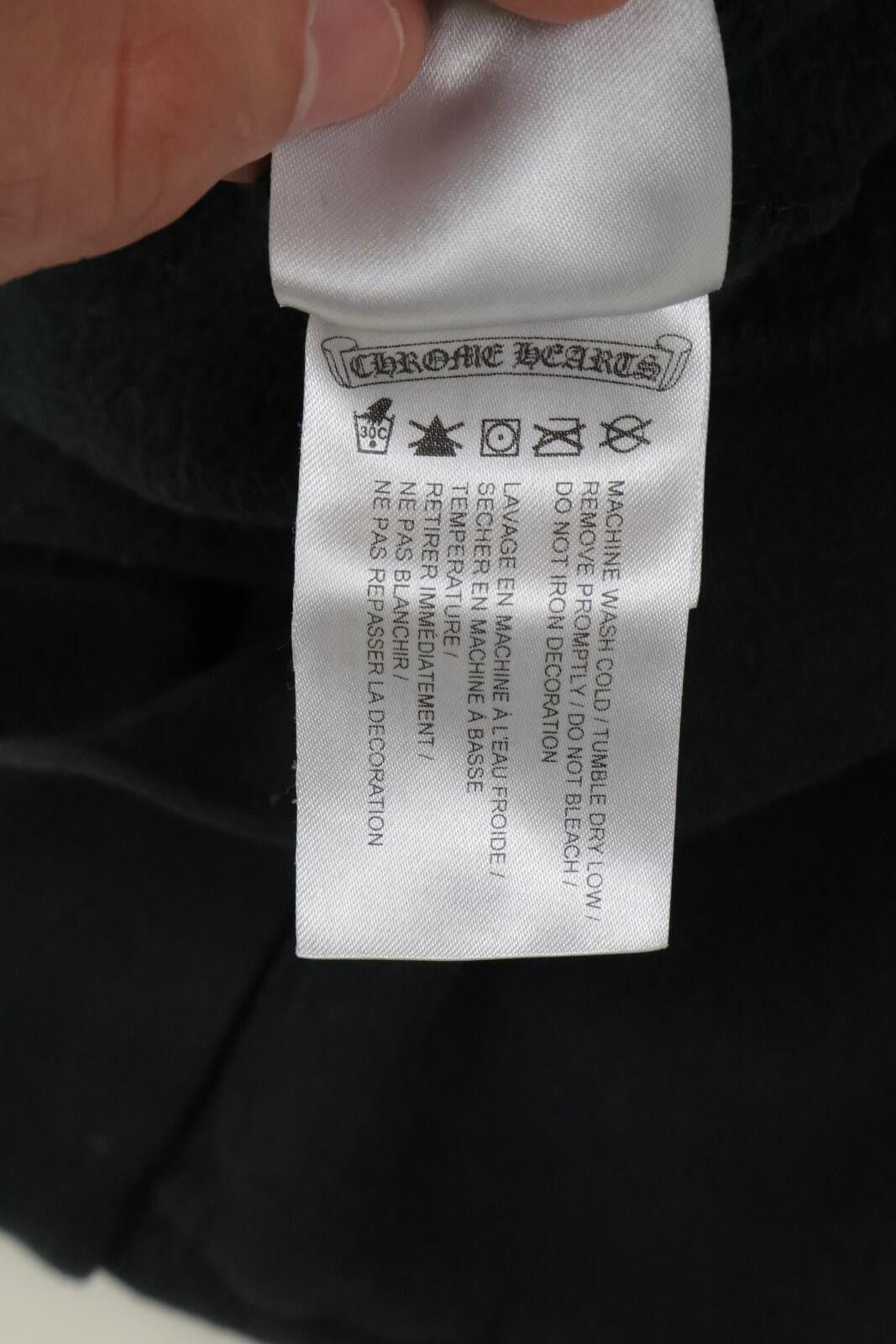 Chrome Hearts Vertical Logo Zip Up Hoodie Size US XL / EU 56 / 4 - 4 Thumbnail