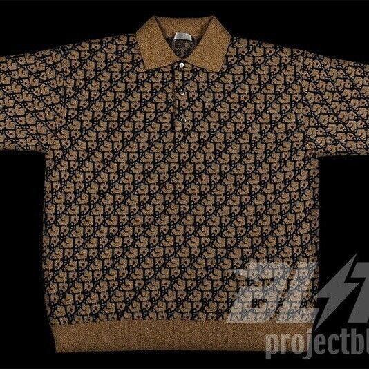 Dior CHRISTIAN DIOR X CACTUS JACK OVERSIZED KNIT POLO TOP XS Size US XS / EU 42 / 0 - 1 Thumbnail