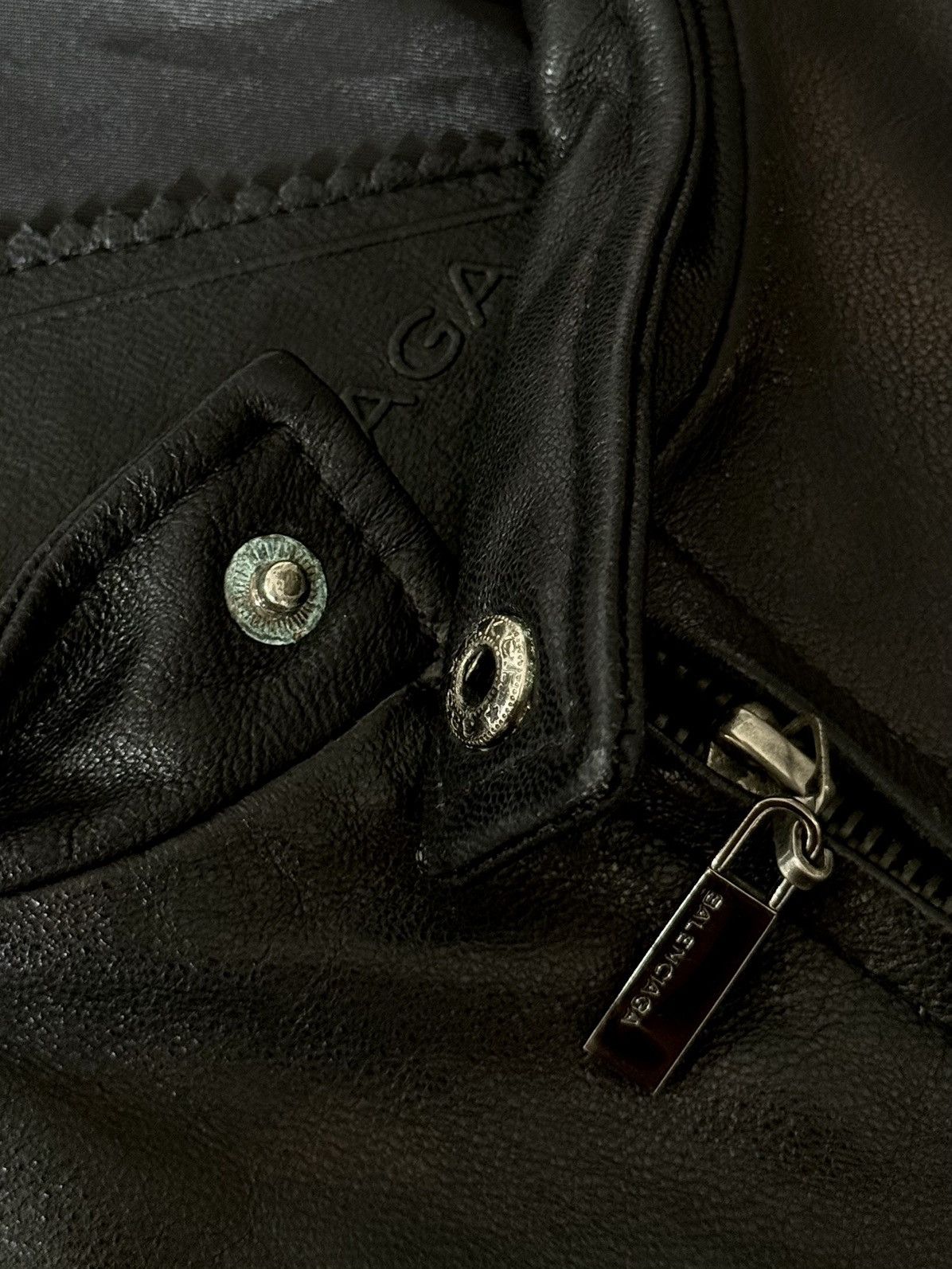 Balenciaga Balenciaga - 1997 - Nicolas Ghesquière - Moto Leather Jacket Size US L / EU 52-54 / 3 - 12 Thumbnail